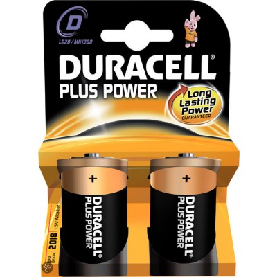 DURACELL alkaline Plus Power D 1,5V