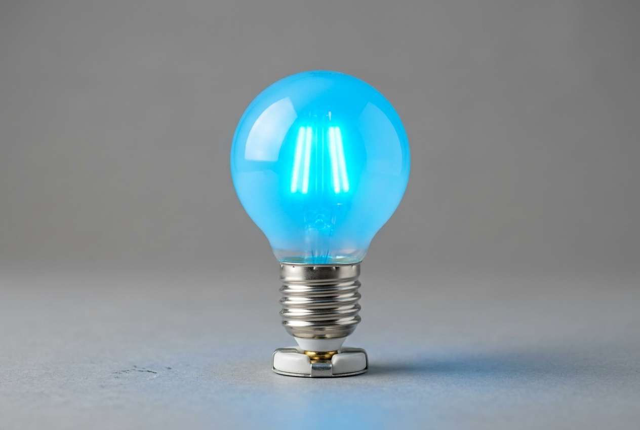 LED kogellampje E27 oranje